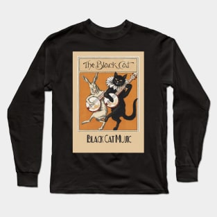 Black Cat Music Long Sleeve T-Shirt